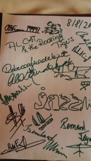 Autogramme und Zeichnungen von Jazzmusikern