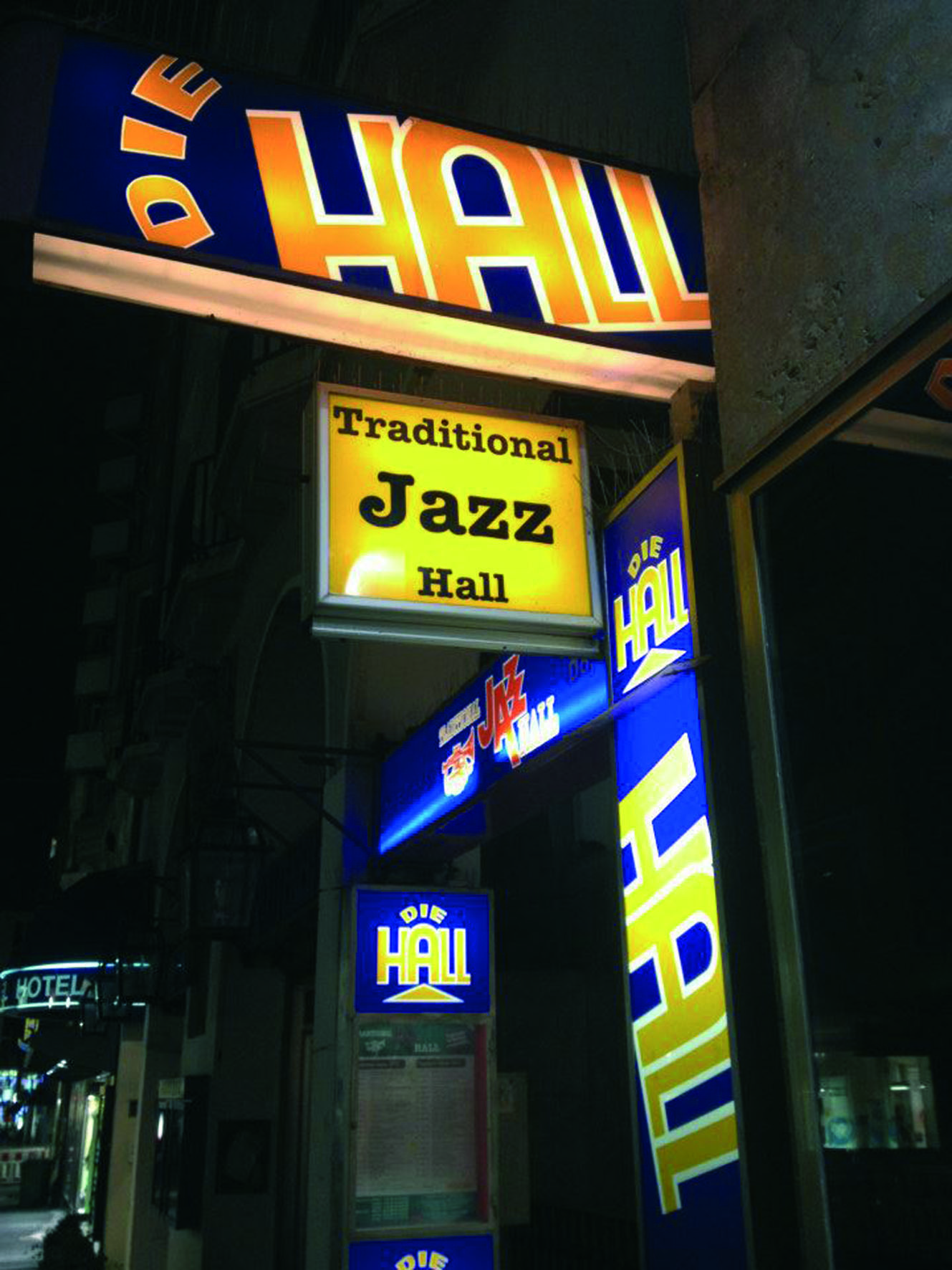 Eingang der ehemaligen Jazz Hall in der Marienstraße in Stuttgart